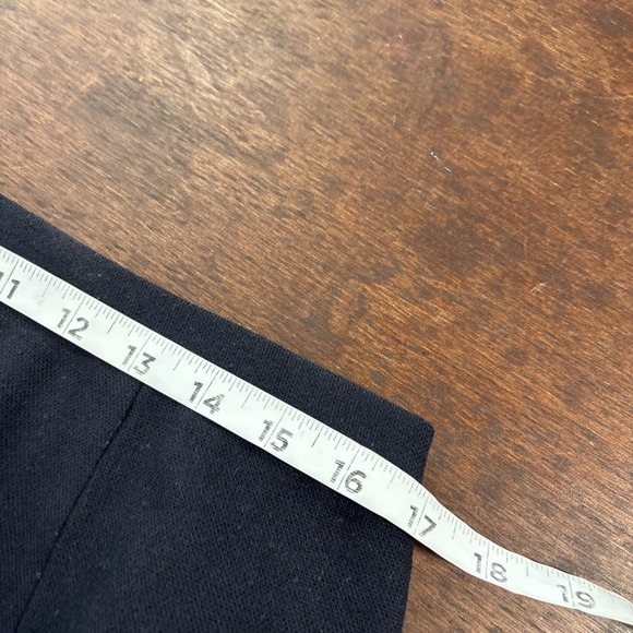 Vtg Briggs Navy Wool Blend Skirt 14 Fringe Lagenlook‎ Western Minimalist Classic - Picture 6 of 9